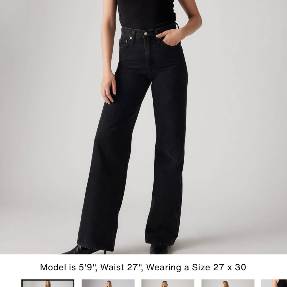 Levi’s Ribcage wide leg size 29